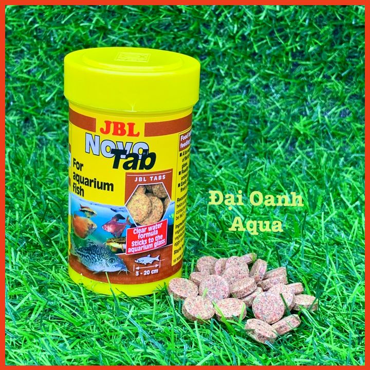 Thức Ăn Viên Dán Cho Cá JBL NOVO TAB- Cám Dính Kính Cho Cá Cảnh