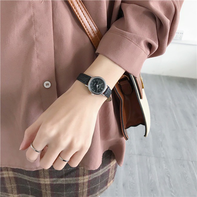 Đồng hồ nữ chính hãng - Đồng hồ nữ Rate dây da cao cấp thời trang mặt tròn | BigBuy360 - bigbuy360.vn