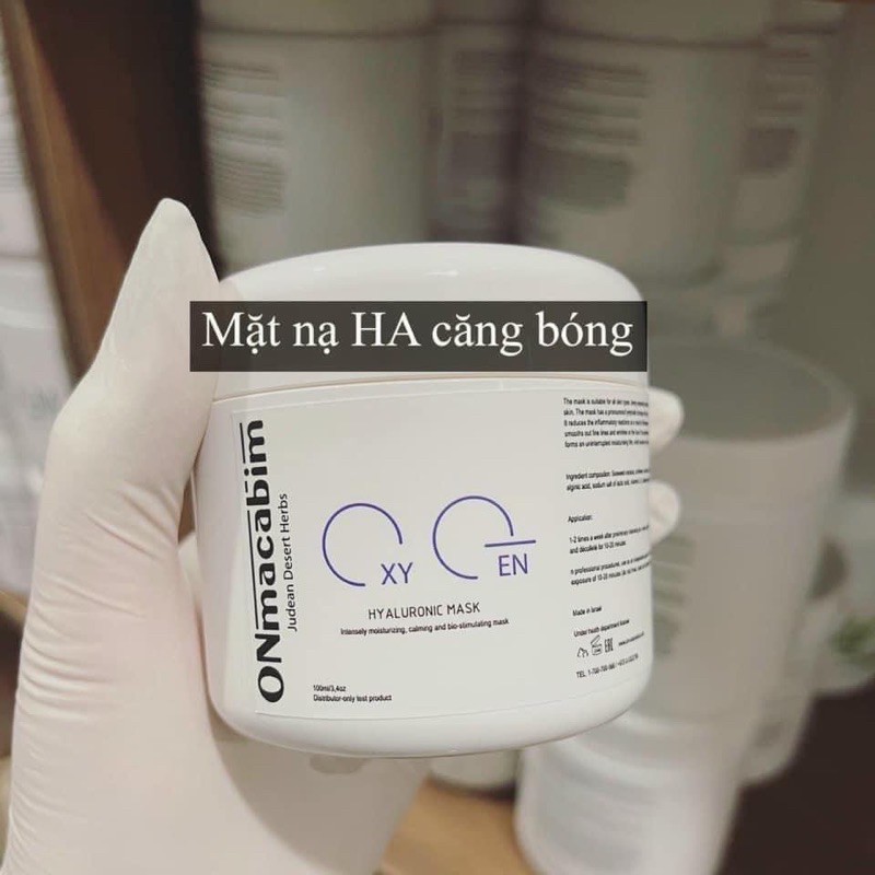 Mặt nạ làm sáng da và căng bóng Onmacabim whitening HA OXY GEN