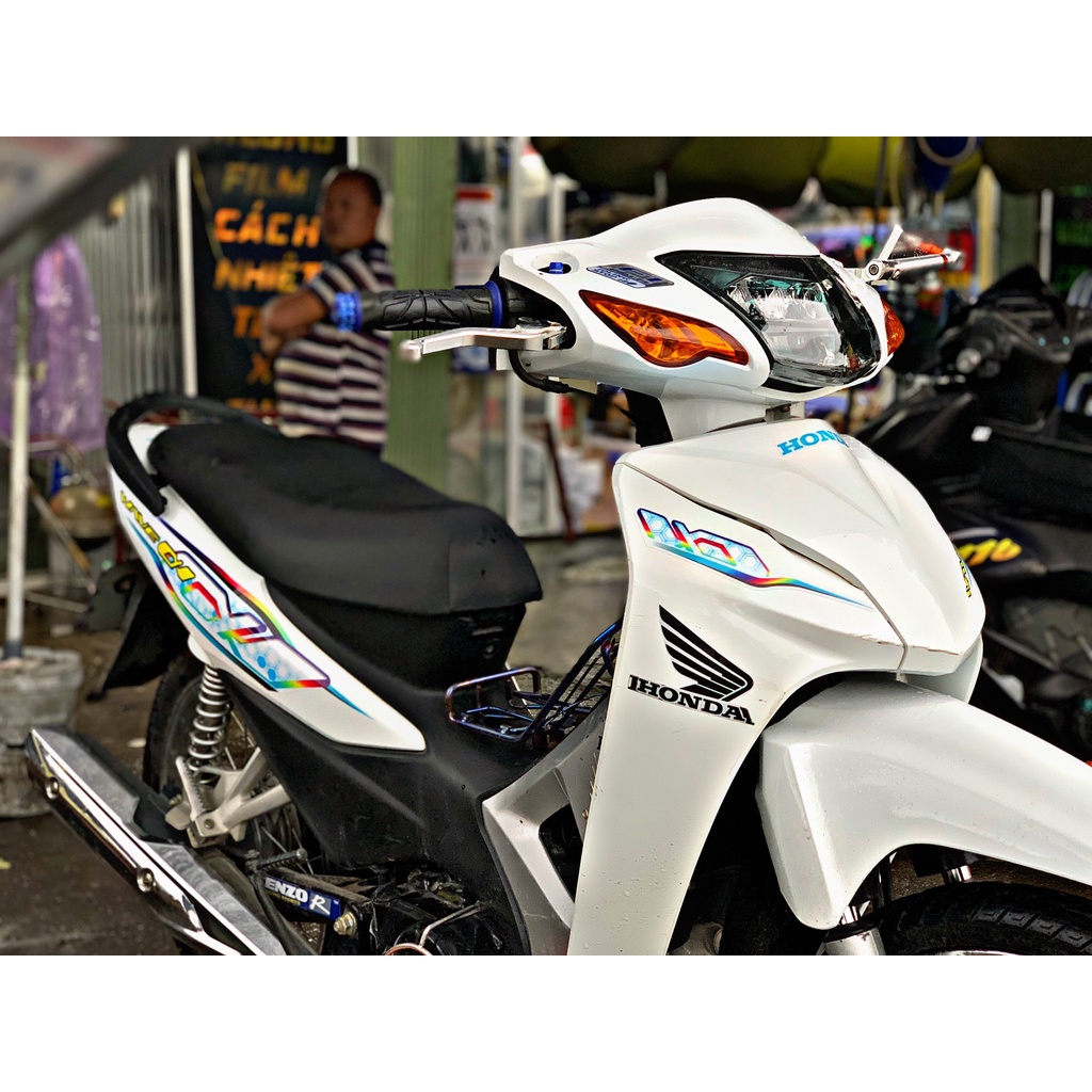 Tem Rời Wave 50-100-100cc Đen|Đỏ|Cam|Trắng|Hồng|Xanh Lá Đậm