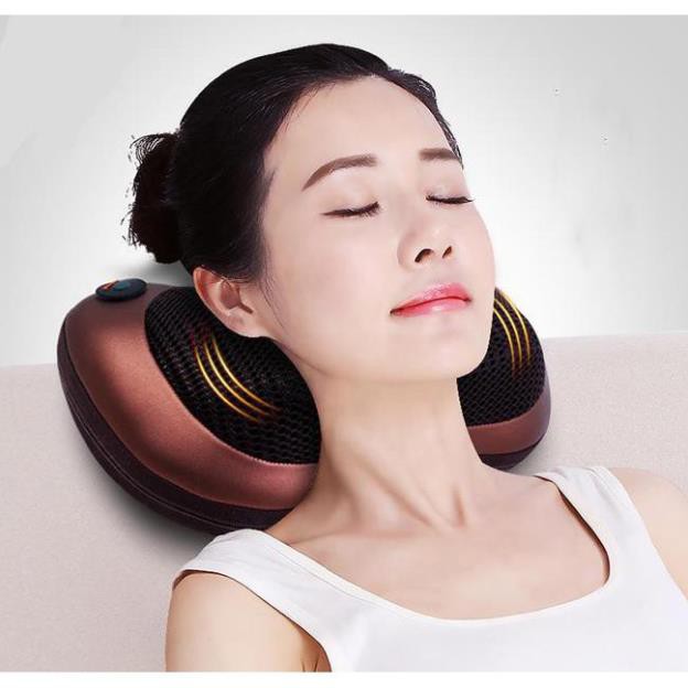 ✔️ Gối massage hồng ngoại,Massage 8 bi magic home [MUA BAO NHIÊU TẶNG BẤY NHIÊU]