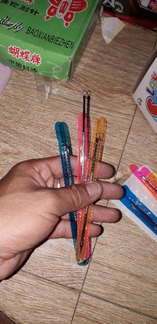 Set 3 cây nặn mụn bằng thép không gỉ