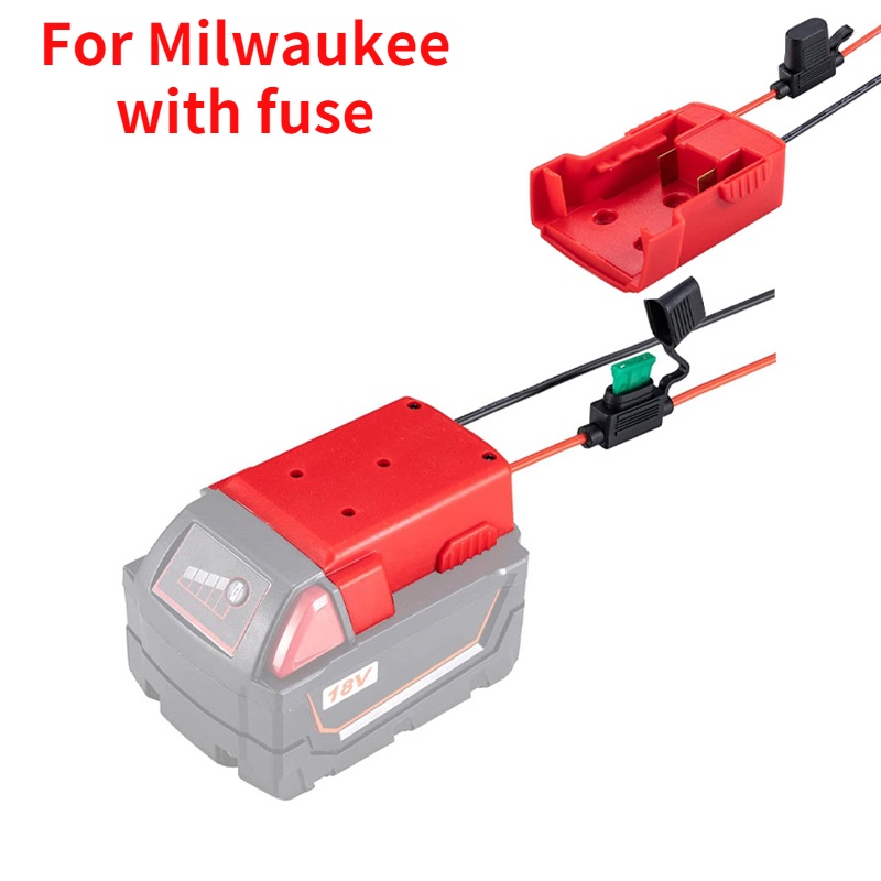 Cho makita / bosch / milwaukee / dewalt / Black & Decker / Ryobi Pin 18V DIY Pin Adapter Kết Nối Nguồn Adapter Với 14 Awg Dây