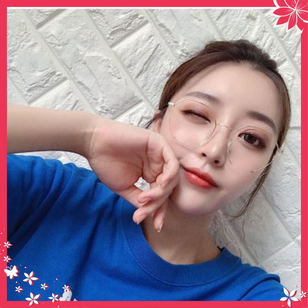 Kính ulzzang lục giác vàng | BigBuy360 - bigbuy360.vn