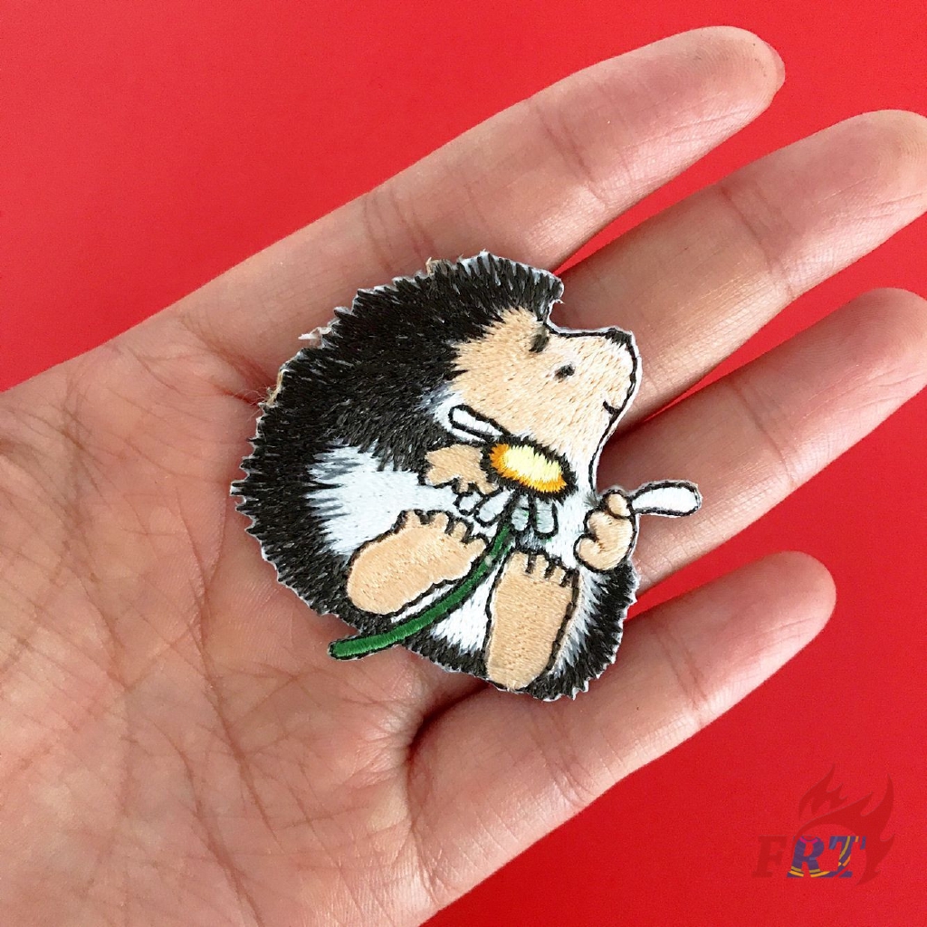 ☸ Animals - Hedgehog Lover Patch ☸ 1Pc Diy Sew on Iron on Badge Patches（Lover - Series 06）