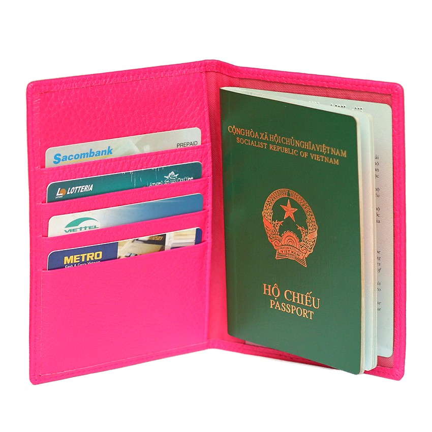 Ví đựng passport - Raica (Hồng)