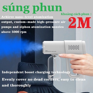 Máy phun sương nano cầm tay không dây K5 Pro khử trùng không khí 380ml