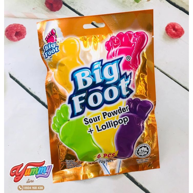 Kẹo Mút Bàn Chân Big Foot