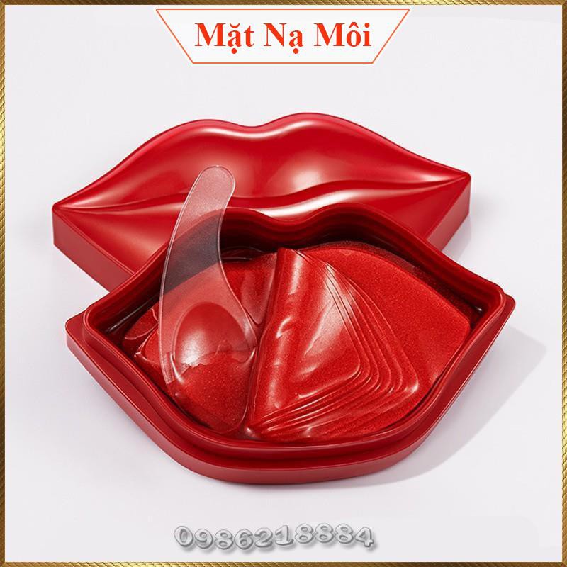 Hộp 20 miếng Mặt Nạ Môi chiết xuất Cherry ZOZU dưỡng ẩm mềm môi hồng tự nhiên ADZ6