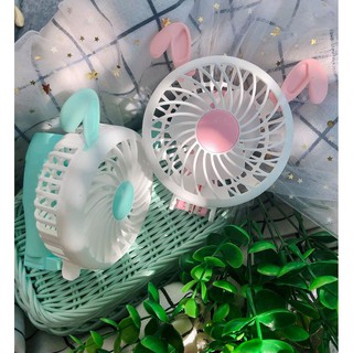 Quạt tai thỏ mini để bàn