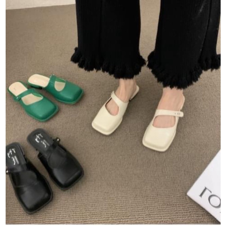 Guốc sục mũi vuông
