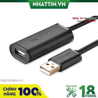 Cáp USB nối dài 10m có chíp khuếch đại chính hãng Ugreen 10321