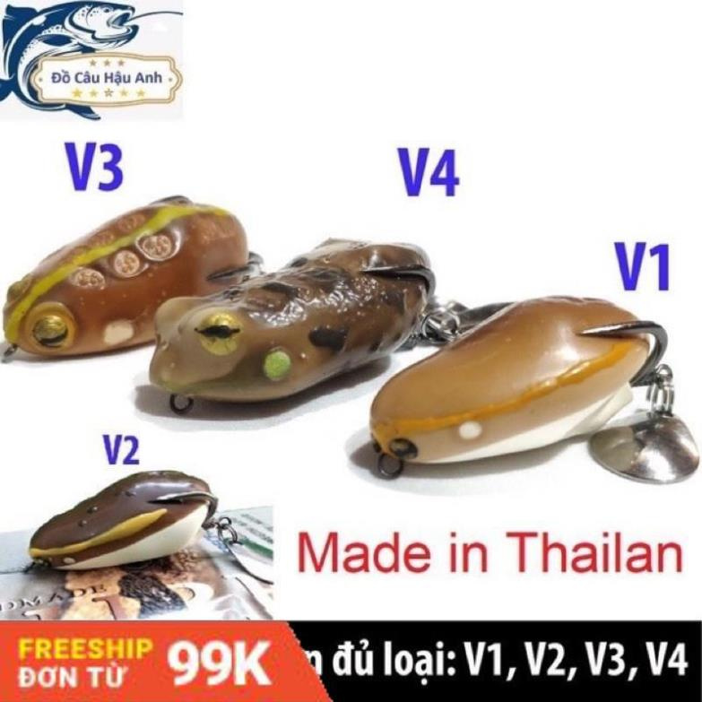 Mồi giả nhái hơi Frog Toon V1 V2 V3 V4 Thái Lan - Chuyên câu Lure siêu nhậy
