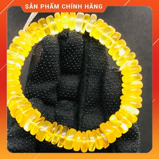 Vòng hổ phách vàng tự nhiên đã kiểm định