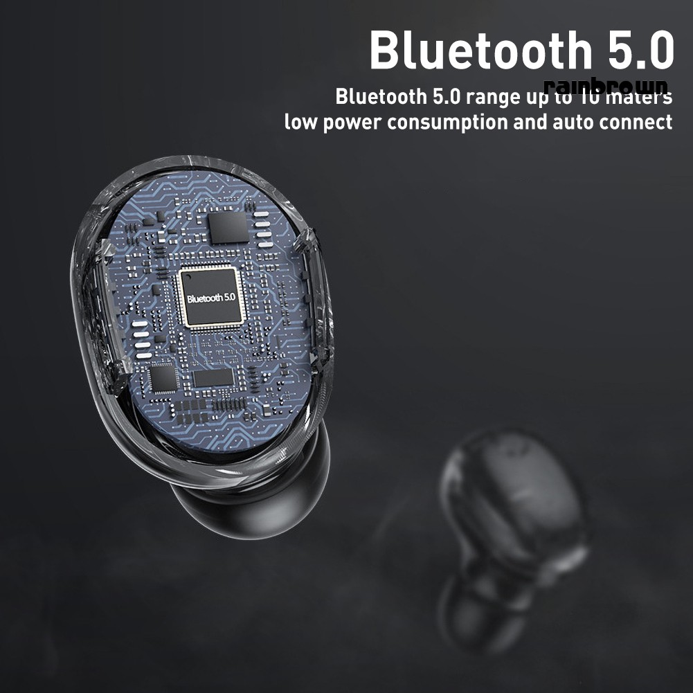 Tai Nghe Bluetooth 5.0 Không Dây 9d Chuyên Dụng Cho Điện Thoại