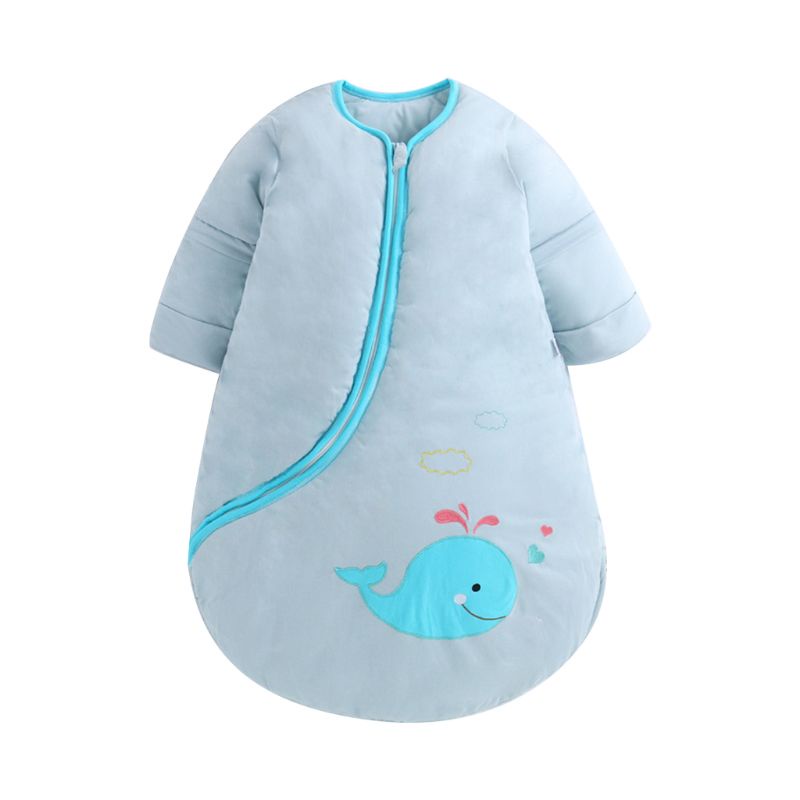 Túi Ngủ Giữ Ấm Mùa Đông Quấn Tay Có Thể Tháo Rời Cho Bé Sơ Sinh