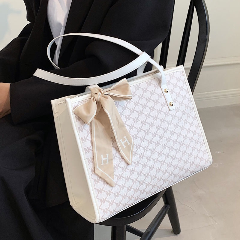 Túi Tote Đeo Vai / Xách Tay Sức Chứa Lớn In Họa Tiết Trái Tim Màu Tím Phong Cách Phương Tây Thời Trang Mùa Hè 2021 Mới