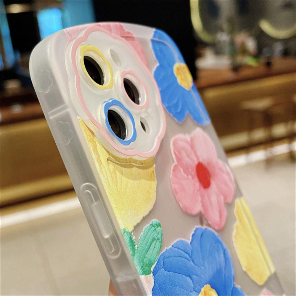Ốp Điện Thoại TPU Họa Tiết Tranh Sơn Dầu Cho iPhone 13Pro Max