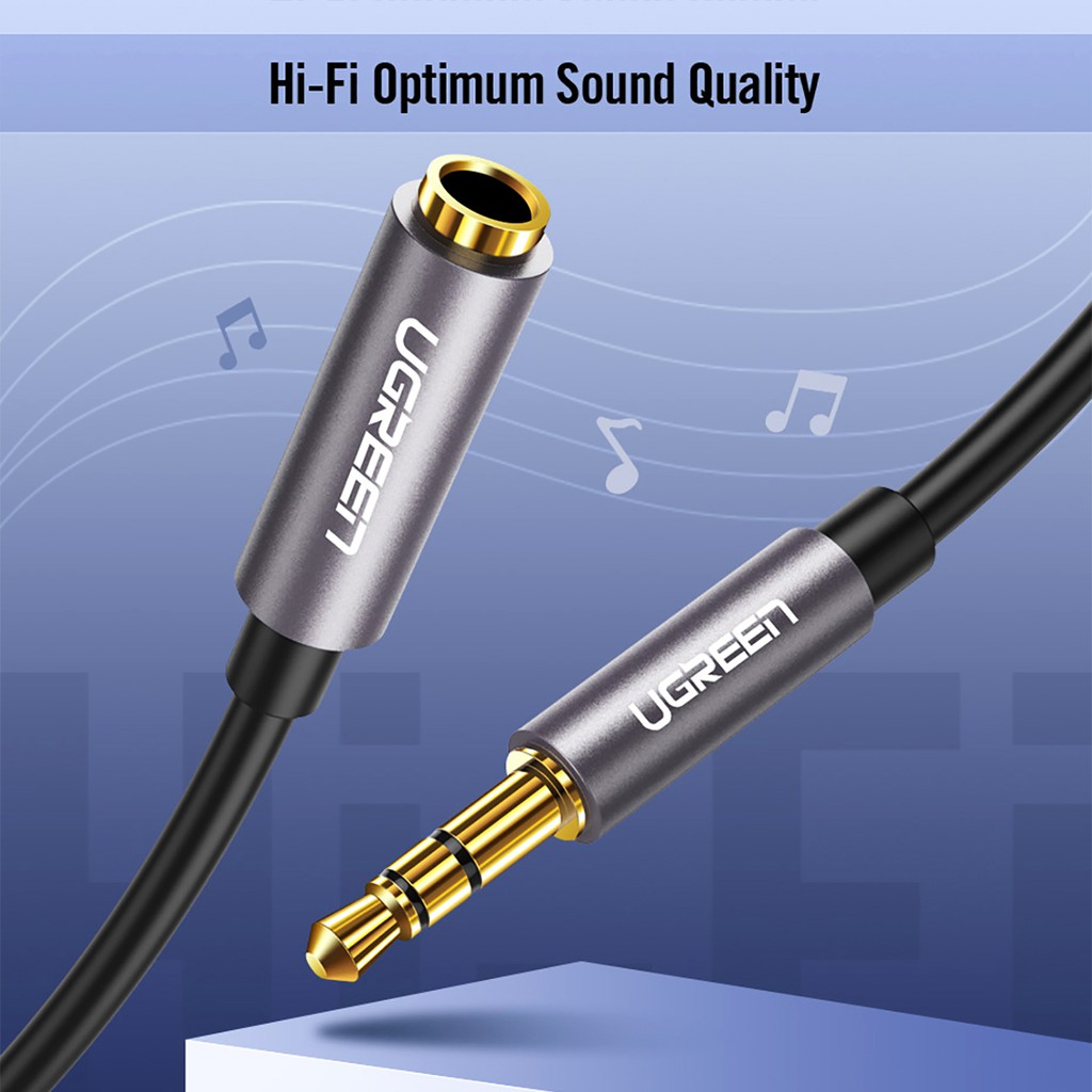 Cáp Nối Dài Audio 3.5mm Cao Cấp UGREEN AV118 | Không hỗ trợ Mic