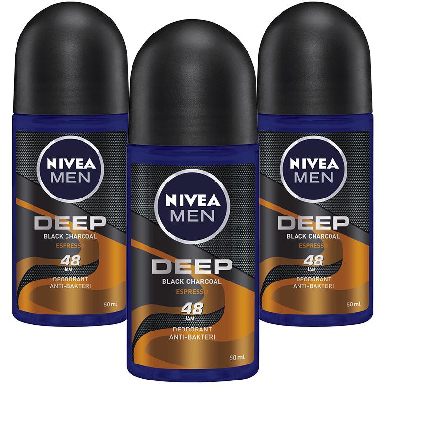 Lăn/ Xịt ngăn mùi Nivea than đen hương espresso 50ml - 85366/85367