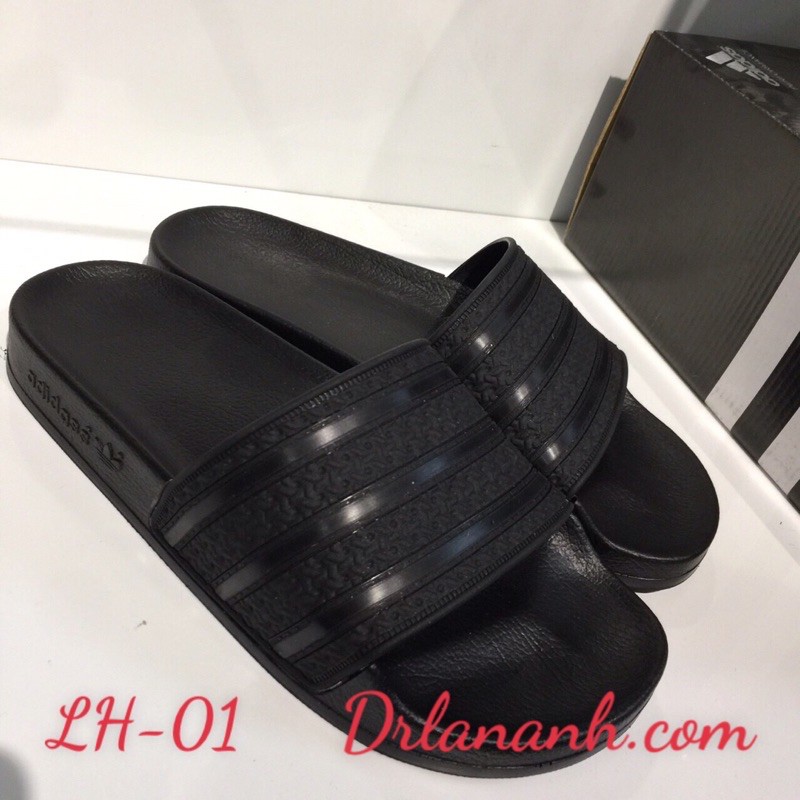 DÉP BÁNH MÌ 3 SỌC ĐEN