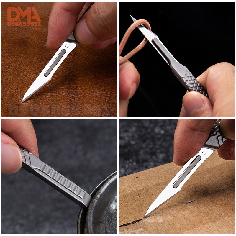 Dao rọc giấy,khắc trổ nghệ thuật EDC titan