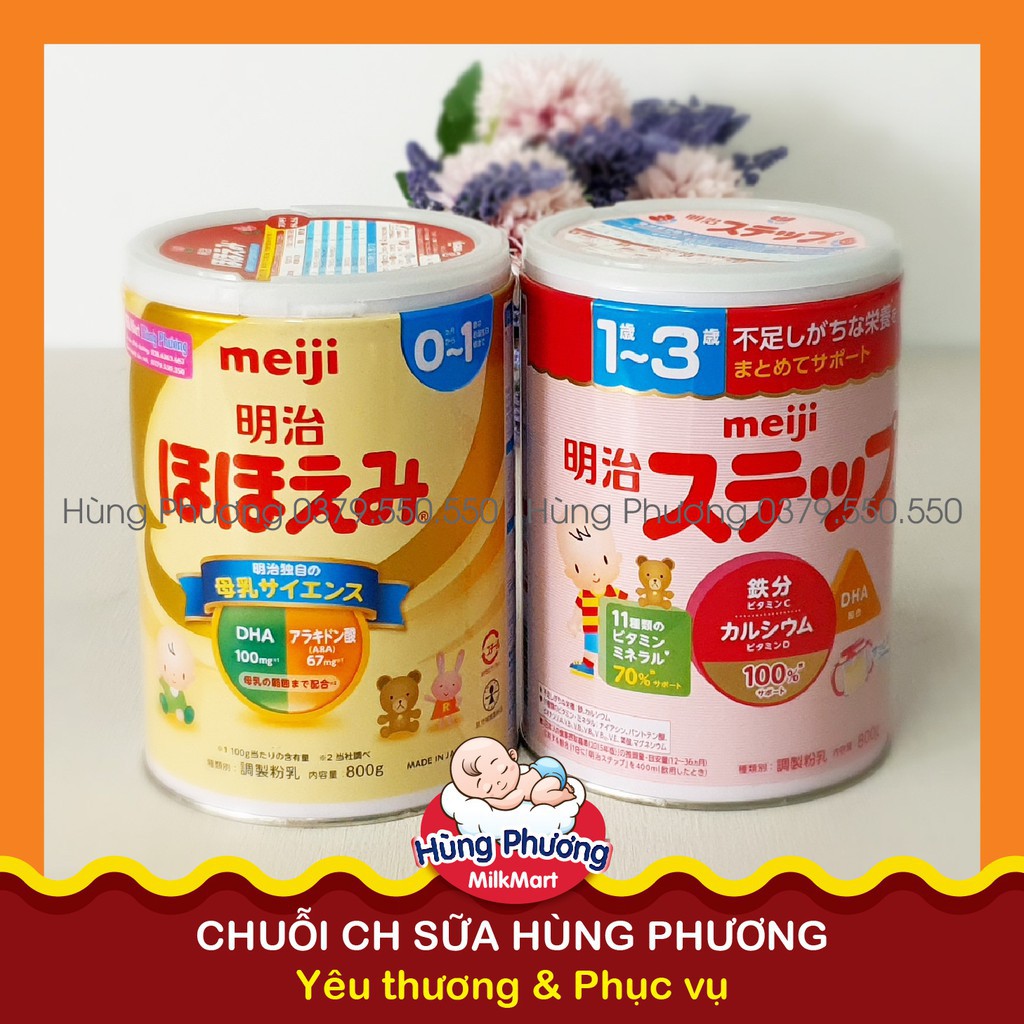 Sữa Meiji Infant Formula 800g (0-36 tháng) giá tốt. Hàng Nội Địa Nhật