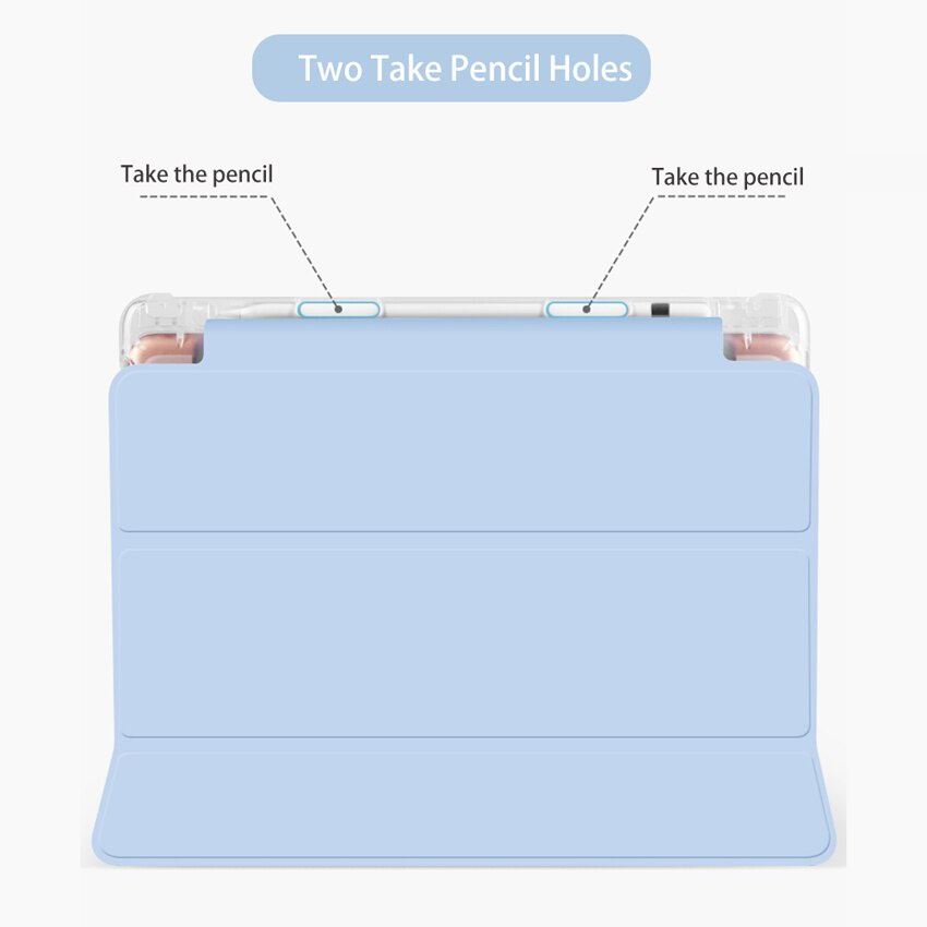 Bao Da Nắp Gập Từ Tính Kèm Ngăn Đựng Bút Kèm Giá Đỡ Đứng Sang Trọng Cho 2021 Ipad Pro 11 Ipad Pro 11 3rd Ốp