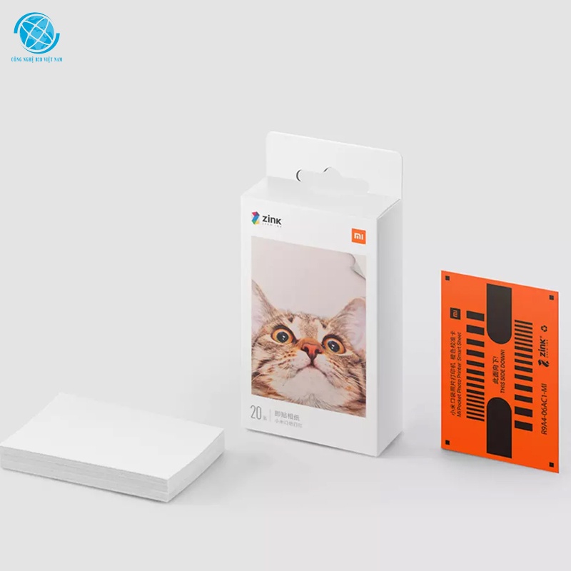 Máy in ảnh Xiaomi mini bỏ túi dùng pin - in qua Bluetooth BH 12 tháng