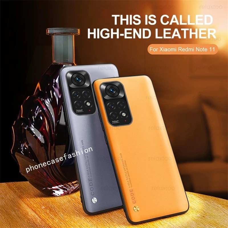 Ốp Điện Thoại Da Silicon Mềm Màu Trơn Sang Trọng Cho Xiaomi Redmi Note 11 11s Note11 Pro Plus + 4G 5G