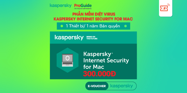 Toàn Quốc Phần Mềm Diệt Virus Kaspersky Internet Security for Mac 1 user/1 năm - Bảo hành 12 tháng