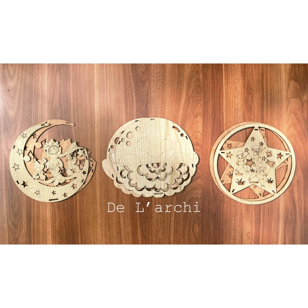 Sỉ đèn lồng trung thu bằng gỗ tặng kèm 12 màu + 2 cọ