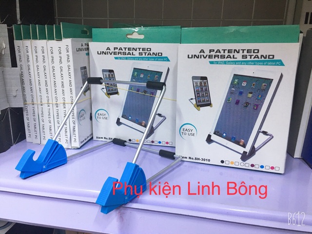 ( NHÔM CAO CẤP)Giá đỡ Ipad, máy tính bảng khung nhôm tiện dụng, chắc chắn để bàn