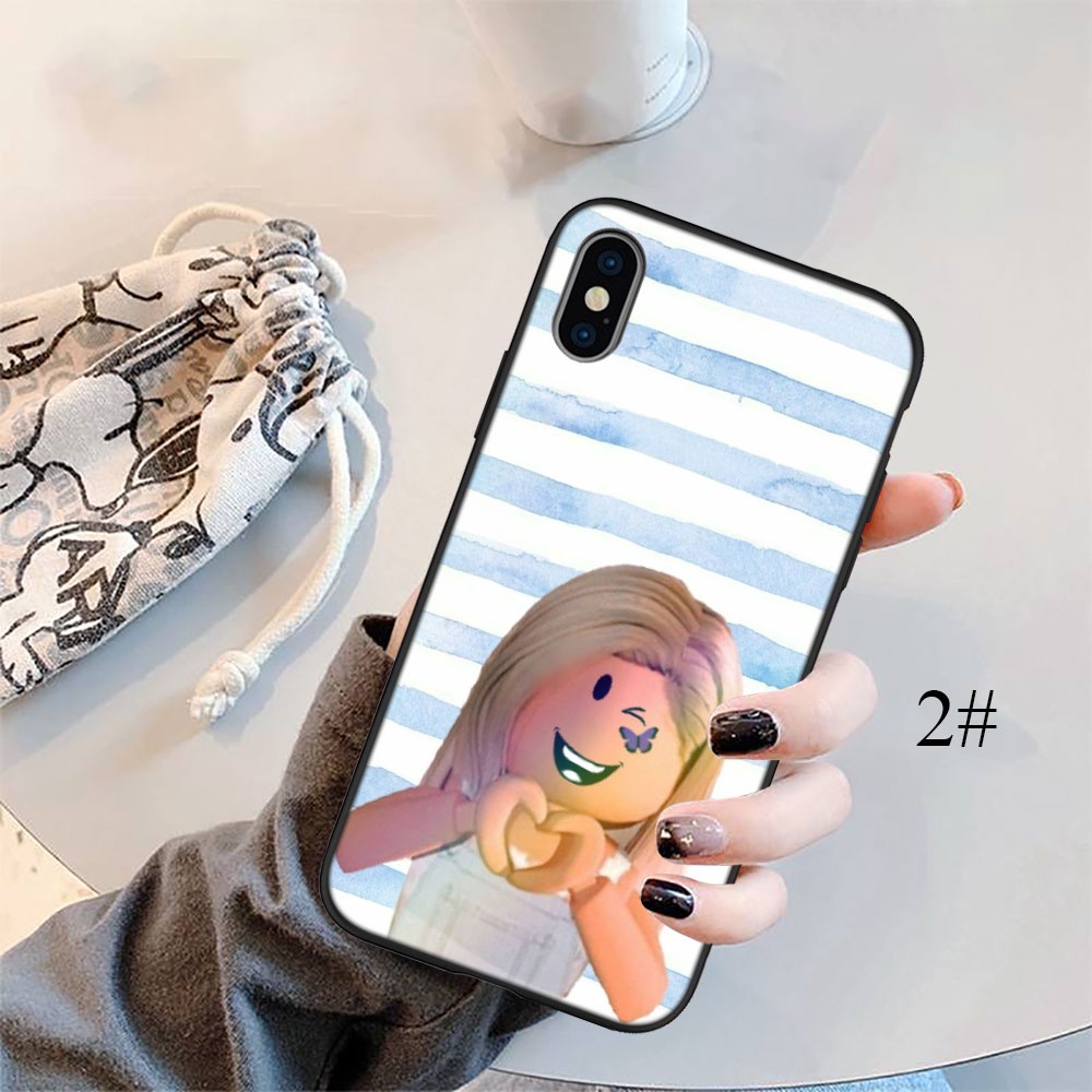 Ốp Điện Thoại Hình Roblox Cho iPhone 5 5S 6 6S 7 8 11 Pro Max Plus SE XR AE60