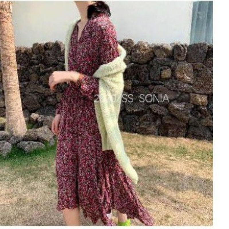 Đầm maxi Hoa Hàng Nhập Khẩu Hàn Quốc / Đầm maxi bangkok maxy Nhập Khẩu Hàn Quốc