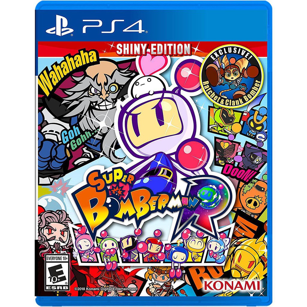 Đĩa game ps4 Super bomberman R Shiny Edition Hệ Us