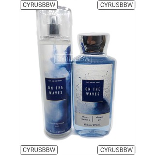 Mist Xịt Toàn Thân, Gel Tắm, Lotion BBW On The Waves Từ Mỹ