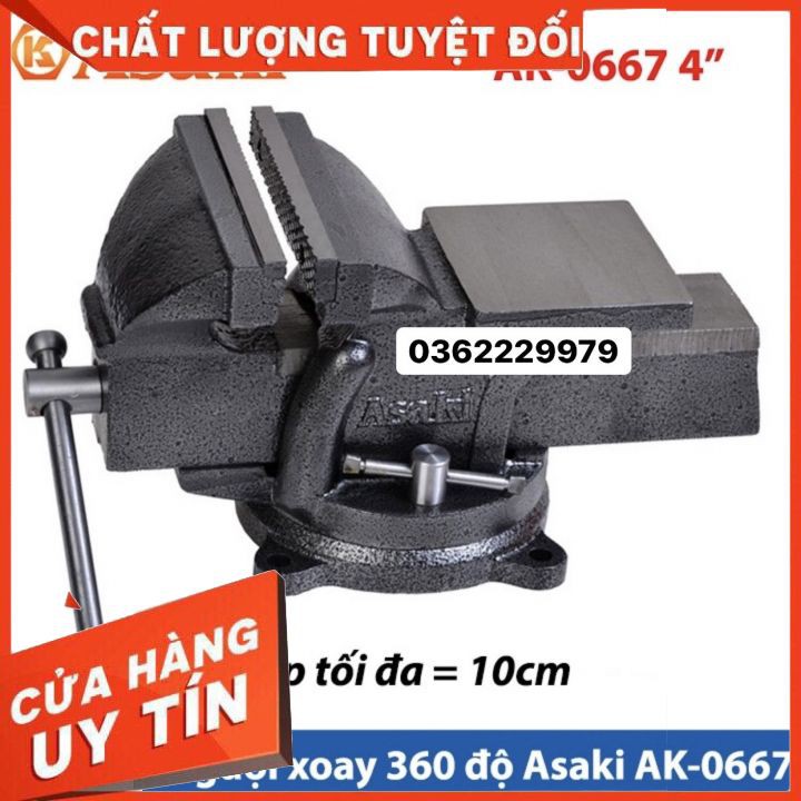 Ê tô,Ê tô kẹp bàn nguội xoay 360° AK-0667 4'' , AK -668 5” ✽ Khả năng kẹp 10mm, 25 mm ✽ chuyên kẹp, cố định các chi tiết