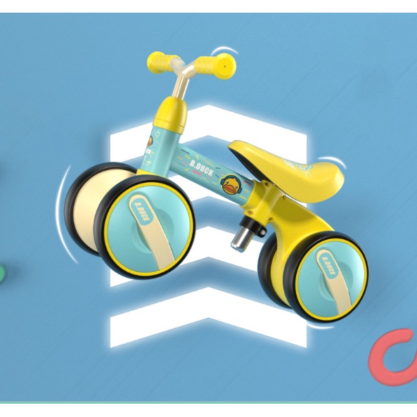 Xe chòi chân thăng bằng cho bé 1 2 3 tuổi khung thép chịu lực cao, tay lái xoay 360 độ