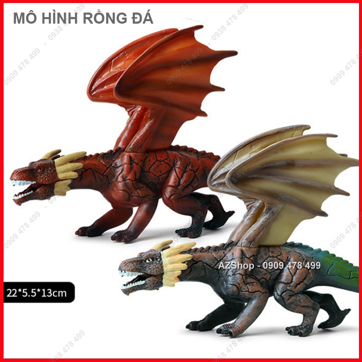 MÔ HÌNH RỒNG ĐÁ CÁNH ĐỎ - 4690.8