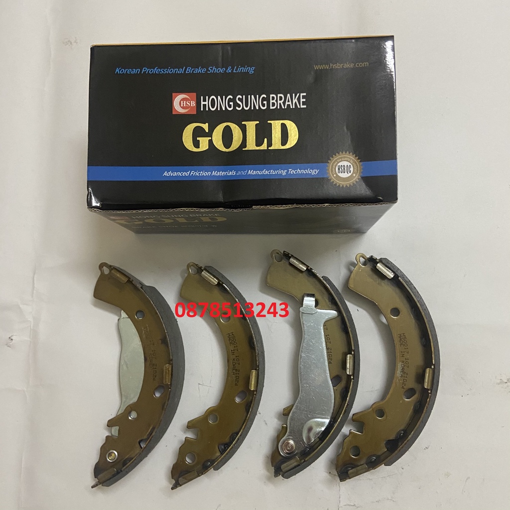 Guốc phanh sau I10 Grand, má phanh sau I10 grand chính hãng
