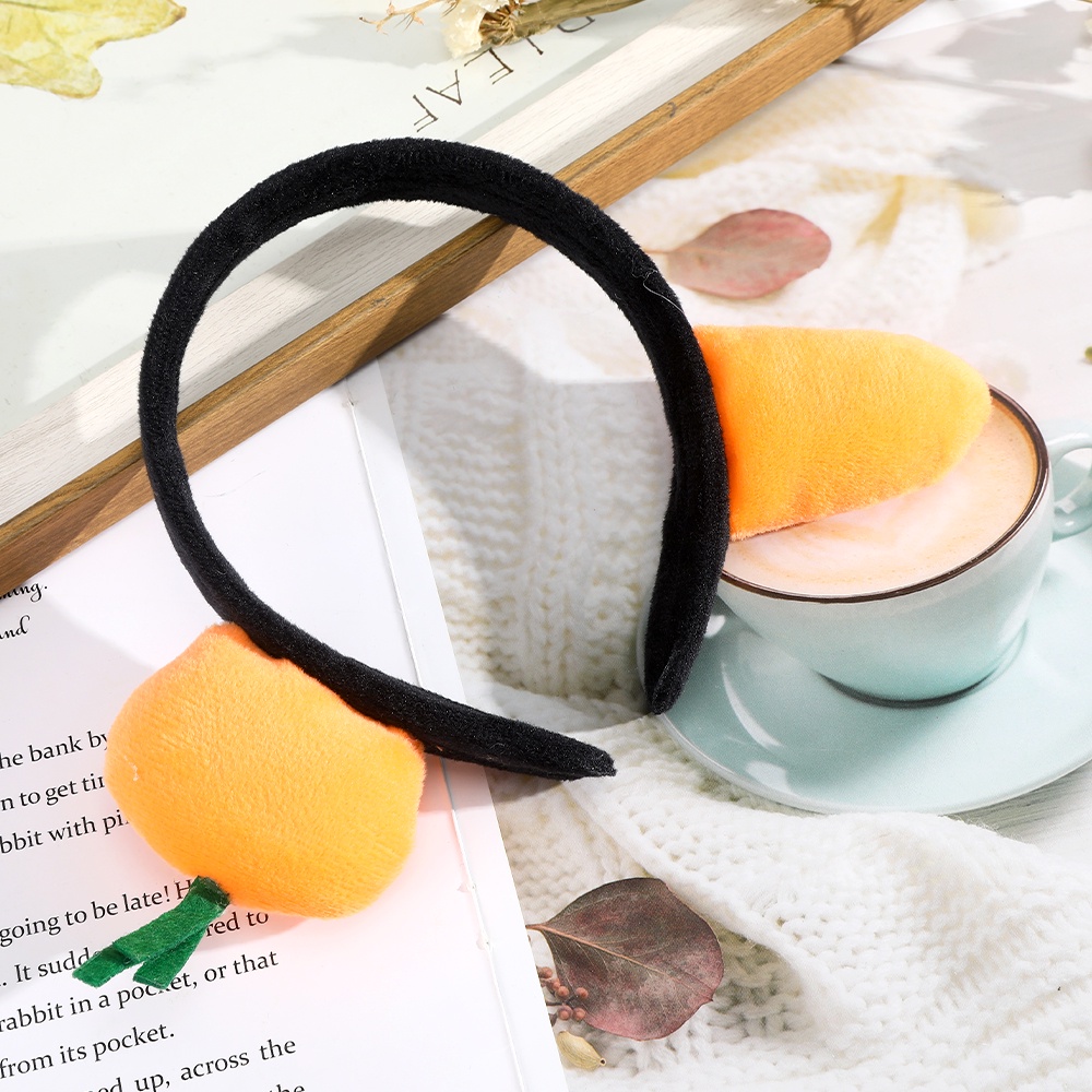 Haimeikang Phim hoạt hình hàn quốc cà rốt hài hước băng đô dễ thương phụ kiện thời trang tóc nữ