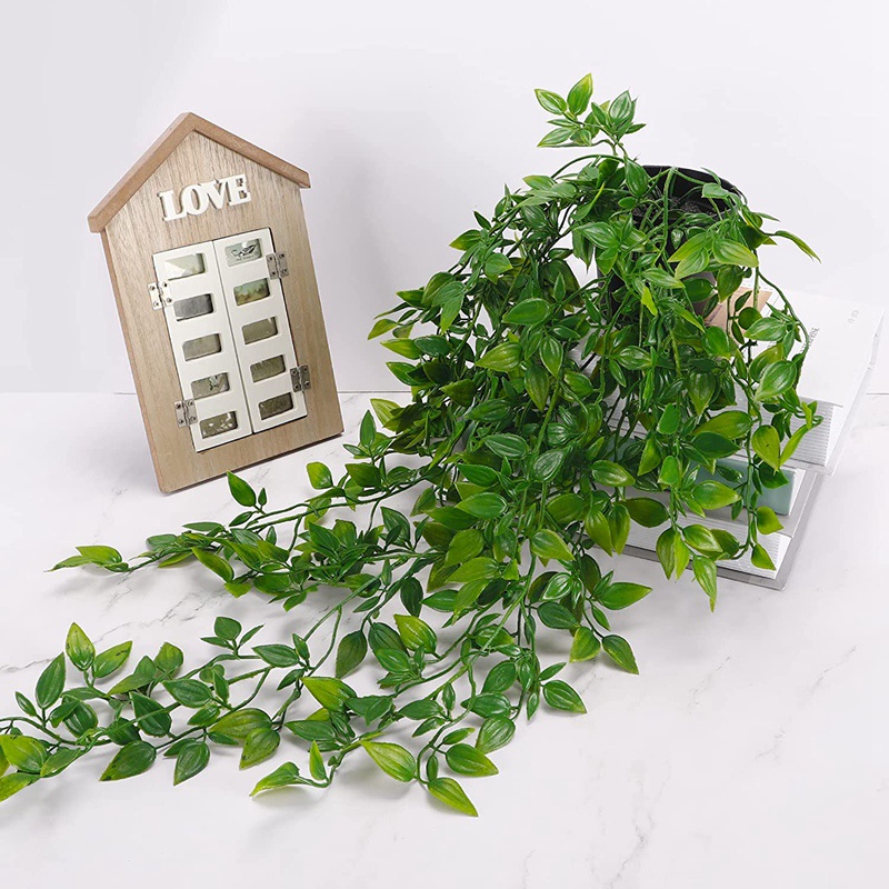 1 Gói Chậu Cây Nhân Tạo Treo Tường Trang Trí Trong Nhà / Ngoài Trời