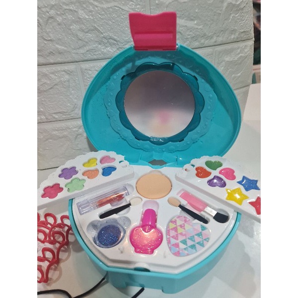 Vali (giỏ xách) trang điểm và móng cho bé, có kèm phụ kiện. (vali makeup DIY KL5588)