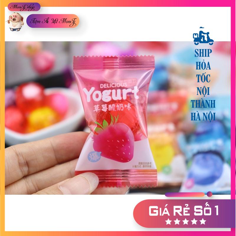 [ Tiệm Ăn Vặt MonTy ] 300g Kẹo dẻo hoa quả nhân sữa chua/ Kẹo sữa chua /dẻo vị trái cây hỗn hợp Tiệm