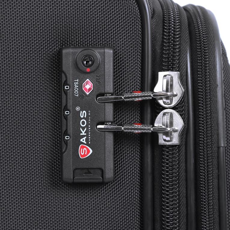 Chính Hãng SAKOS  Cặp Cần Kéo Du Lịch Doanh Nhân SAKOS NEO ENVY FG (Size xách tay 43cm/ 18inch TSA) bảo hành 5 năm | BigBuy360 - bigbuy360.vn