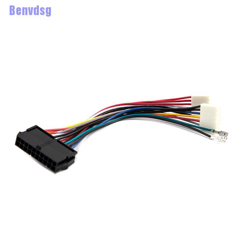 Dây Cáp Nguồn 20Pin Atx Sang 2 Cổng 6Pin At Cho 286 386