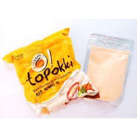 Combo 500g Tokpokki nhân phô mai kèm 100g bột phô mai lắc Hàn Quốc