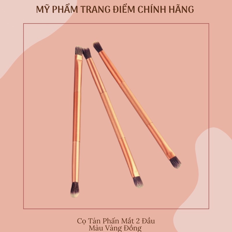 Cọ Trang Điểm Mắt 2 Đầu Cao Cấp - Eyeshadow Brush Makeup