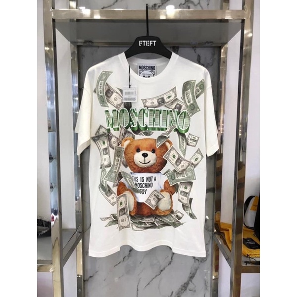 ÁO THUN MOSCHINO HOT TREND , ÁO MOS LOGO BIG SIZE